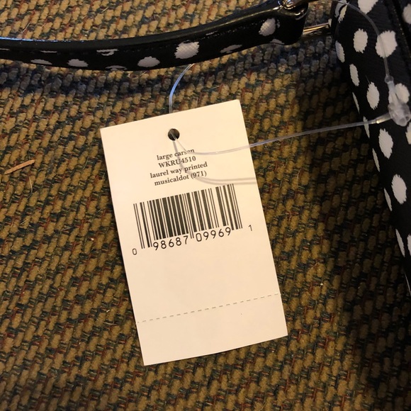 Kate Spade Blue And White crossbody Purse - Picture 8 of 8